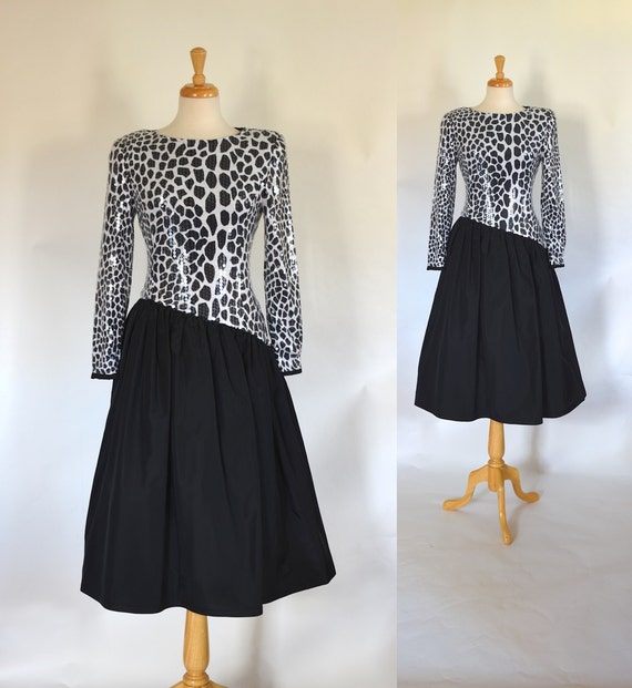 80s Vintage Formal Dress