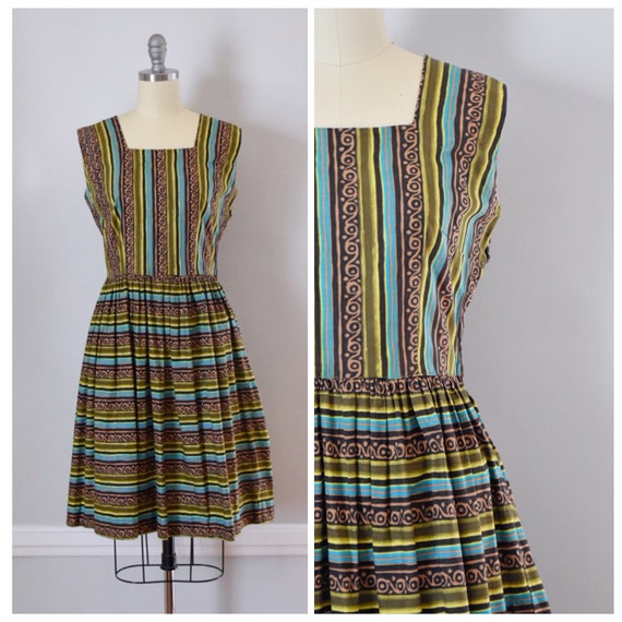 Vintage 50s Cotton Dress