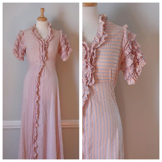 Vintage 40s Robe