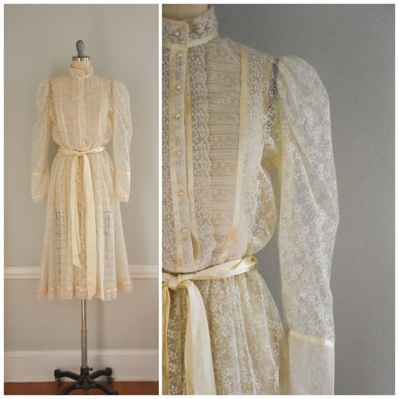 Vintage Lace Gunne Sax Dress