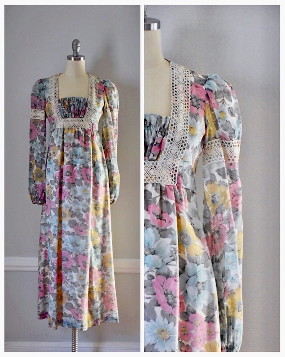 Vintage 70s Prairie Dress