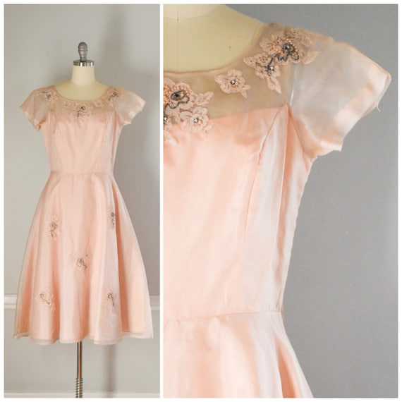 50s Vintage Tulle Dress