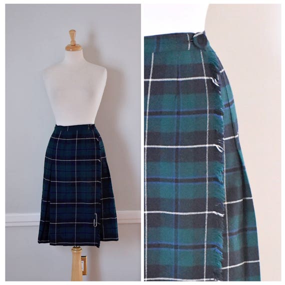 Vintage 80s Plaid Skirt