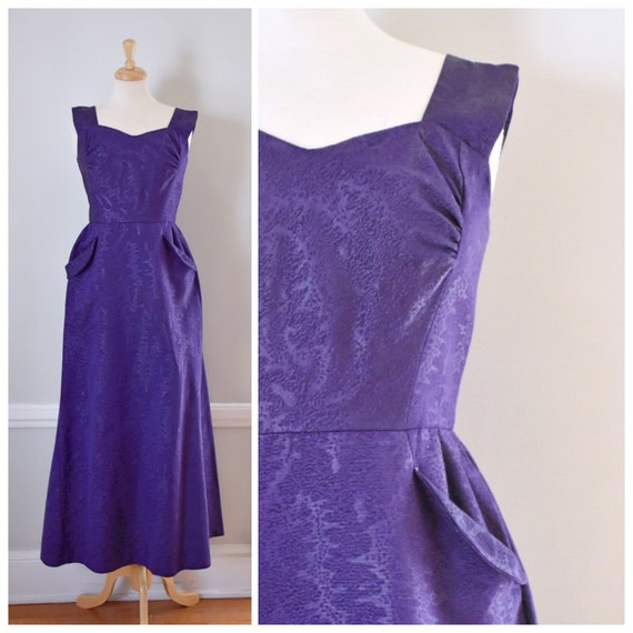 40s Vintage Formal Dress
