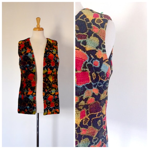 Vintage 70s Tapestry Vest