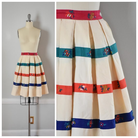 50s Vintage Rockabilly Skirt