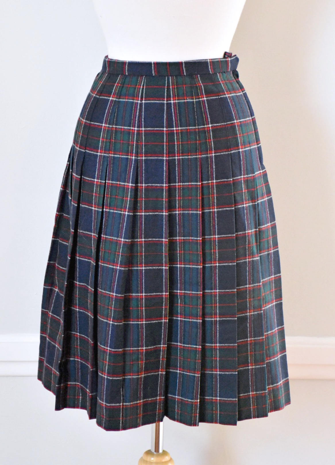 Vintage 80s Plaid Skirt | Etsy