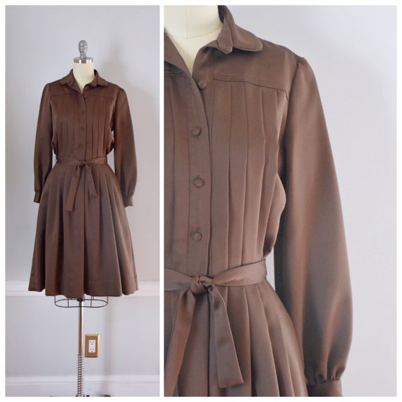 60s Vintage Shirtwaist Day Dress