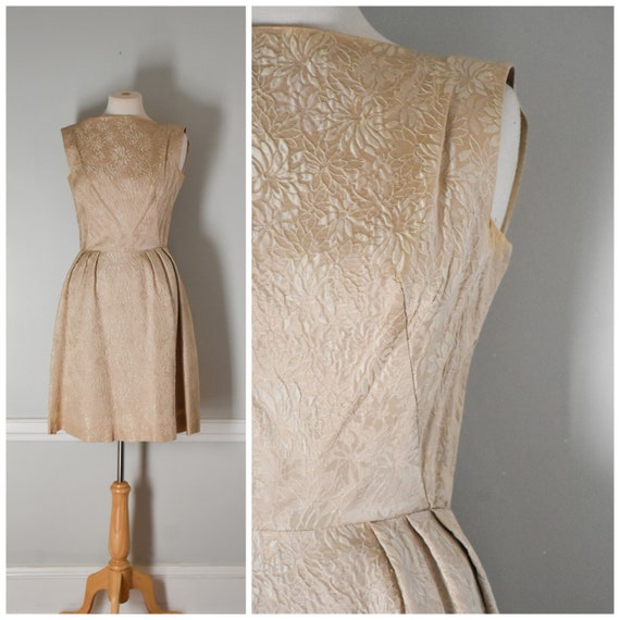 50s / 60s Vintage Brocade Dress