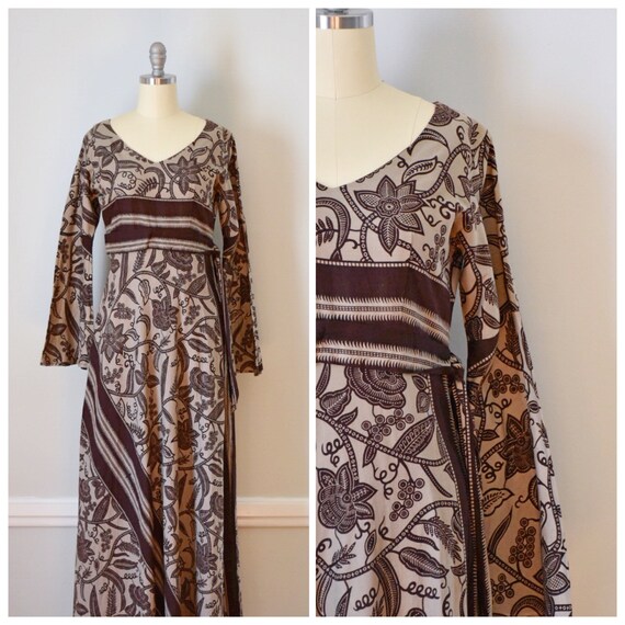 maxi dresses from the 70s