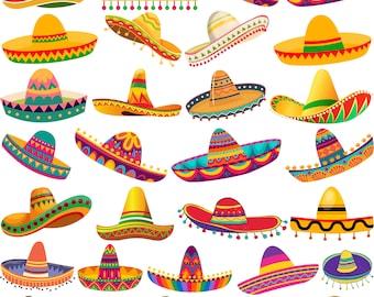 Sombrero SVG Bundle, Fiesta Cut File (Digital Download)