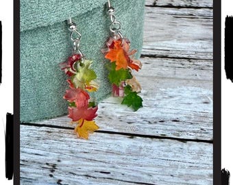 Ahornblatt Ohrringe