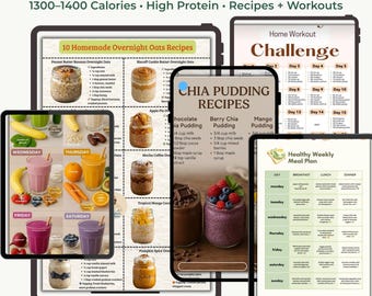 30-Tage Reissplan - Abnehm-Rezepte & Heimtraining (digitaler Download)