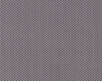 34-Inch Remnant Mama Said Sew Revisited Mini Snaps in Concrete Grey, Sweetwater, Moda Fabrics, 100% Cotton Fabric, 5615 13