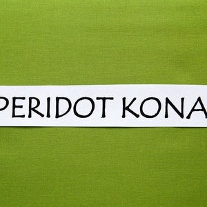 Peridot Kona Cotton Solid Fabric from Robert Kaufman, K001-317