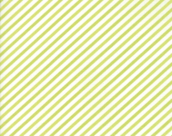 Vintage Holiday Bias Candy Stripe in Green,  Bonnie and Camille, 100% Cotton, Moda Fabrics, 55168 16