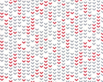 Airmail On Track in Cloud White, Eric and Julie Comstock, Moda Fabrics, 100% Cotton Fabric, 37105 11