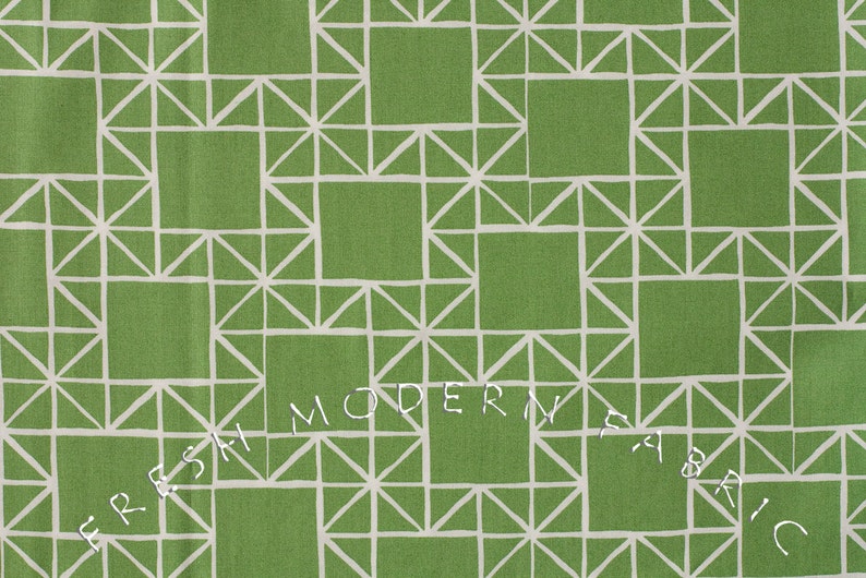 Quilt Blocks Stars in Marine Green, Ellen Luckett Baker, Moda Fabrics, 100% Cotton Fabric image 3