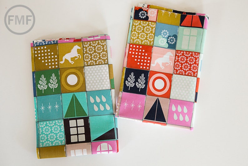 Playful Memory in Pink 0010-1 Cotton+Steel RJR Fabrics Melody Miller 100/% Cotton Fabric