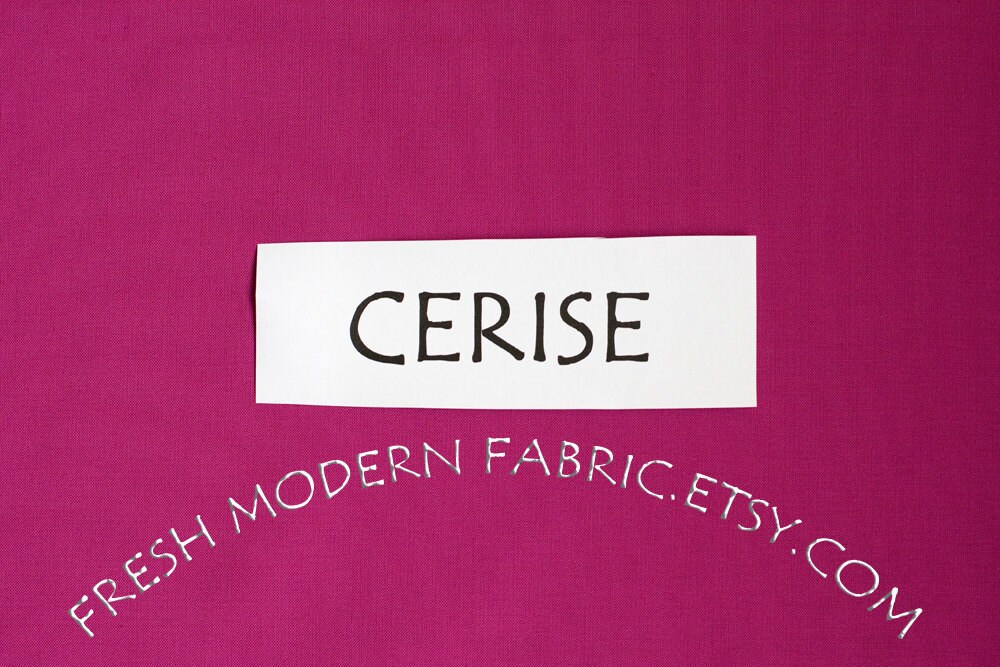 Pink Fabric, Cerise Fabric, Cotton Shot, Raspberry Pink, Solid Cotton  Fabric, Denim Print, Cotton Basics, by Benartex, 9636-29