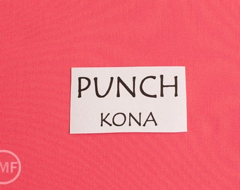 Punch Kona Cotton Solid Fabric from Robert Kaufman, K001-447