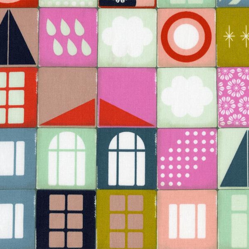 Playful Memory in Pink 0010-1 Cotton+Steel RJR Fabrics Melody Miller 100/% Cotton Fabric