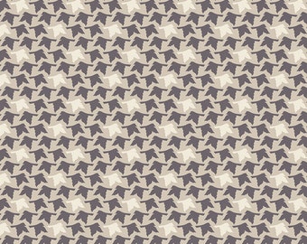 Winged Feathered Flight in Acorn, Bonnie Christine, Art Gallery Fabrics, 100% Cotton Fabric, WNG-1029