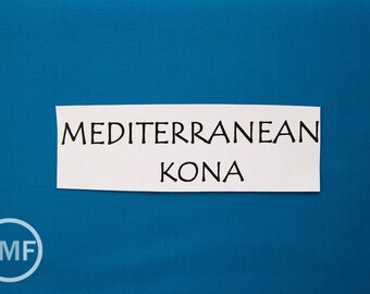 Mediterranean Kona Cotton Solid Fabric de Robert Kaufman, K001-479