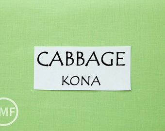 Cabbage Kona Cotton Solid Fabric from Robert Kaufman, K001-472
