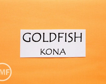 Goldfish Kona Cotton Solid Fabric from Robert Kaufman, K001-474