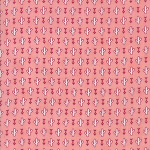 Spellbound Desert Cacti in Soul Pink,  Urban Chiks, 100% Cotton, Moda Fabrics, 31112 12