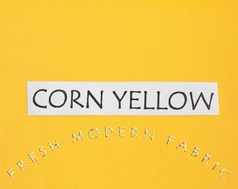 Corn Yellow Kona Cotton Solid Fabric from Robert Kaufman, K001-1089