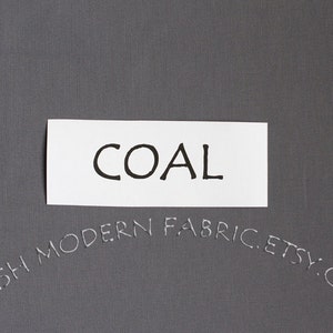 Coal Kona Cotton Solid Fabric from Robert Kaufman, K001-1080