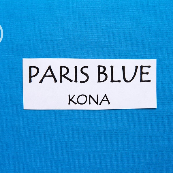 Paris Blue Kona Cotton Solid Fabric from Robert Kaufman, K001-864