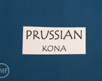 Prussian Kona Cotton Solid Fabric from Robert Kaufman, K001-454