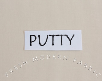 Putty Kona Cotton Solid Fabric from Robert Kaufman, K001-1303