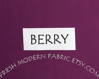 Berry Kona Cotton Solid Fabric from Robert Kaufman, K001-1016