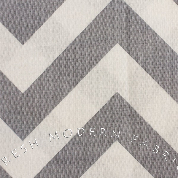 Half Moon Modern Zig Zag in Steel, Moda Fabrics, 100% Cotton Fabric, 32349-21