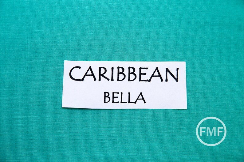 Caribbean Bella Cotton Solid Fabric from Moda 9900 86