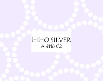 Hiho Silver Pearl Bracelet, Lizzy House for Andover Fabrics, 100% Cotton Fabric, A 4116 C2