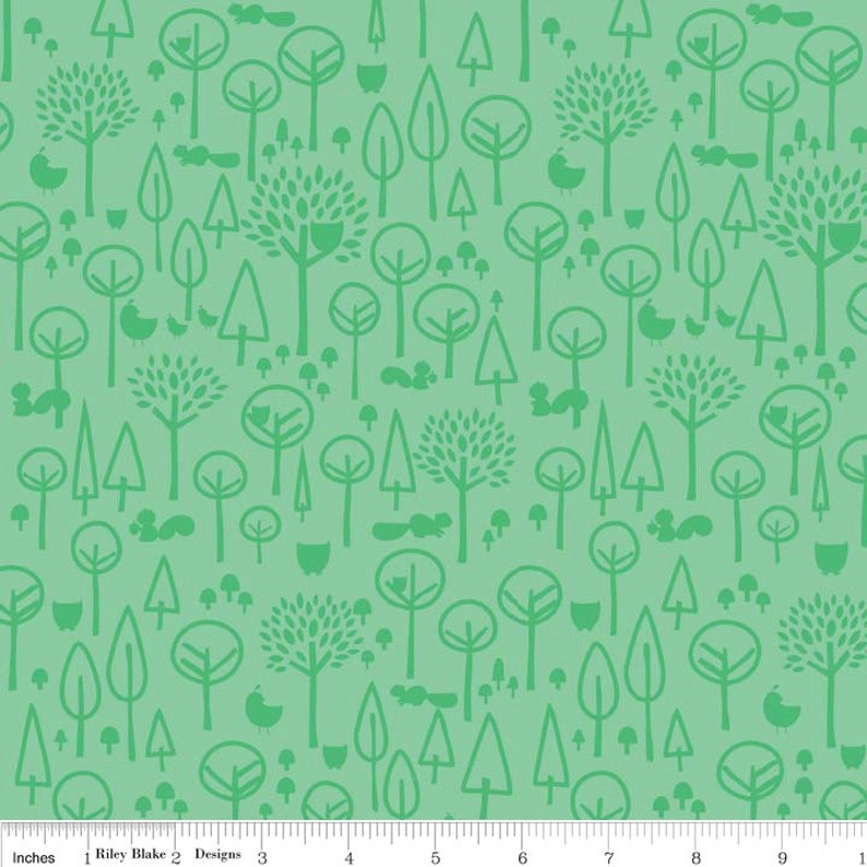 Scenic Route Trees Fat Quarter Bundle , 3 Pieces, Deena Rutter, Riley Blake Designs, 100% Cotton Fabric, C3663 image 4