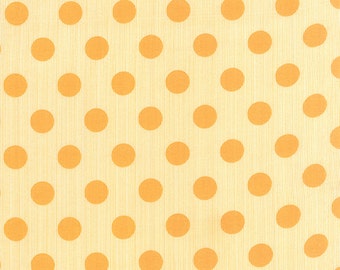 Mama Said Sew Dots in Tangerine, Sweetwater, Moda Fabrics, 100% Cotton Fabric, 5497 36