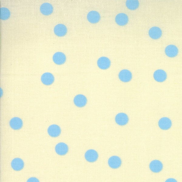 Barcelona Rain Dots in Cream, Brigitte Heitland, Zen Chic, Moda Fabrics, 100% Cotton Fabric, 1535 26