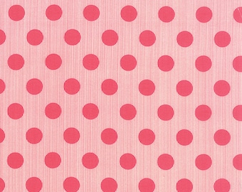 LAST PIECE Fat Quarter Mama Said Sew Dots in Pink, Sweetwater, Moda Fabrics, 100% Cotton Fabric, 5497 37