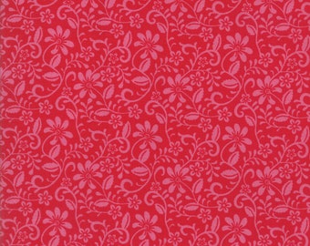 Spellbound Wander in Scarlet Red, Urban Chiks, 100% Cotton, Moda Fabrics, 31114 11