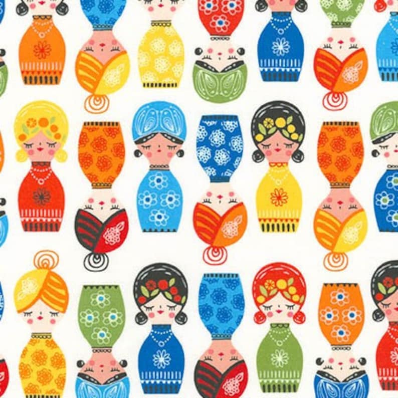 ASD-16535 Suzy Ultman 100/% Cotton Robert Kaufman Fabrics 7 Pieces Little Senoritas Full Collection Fat Quarter Bundle