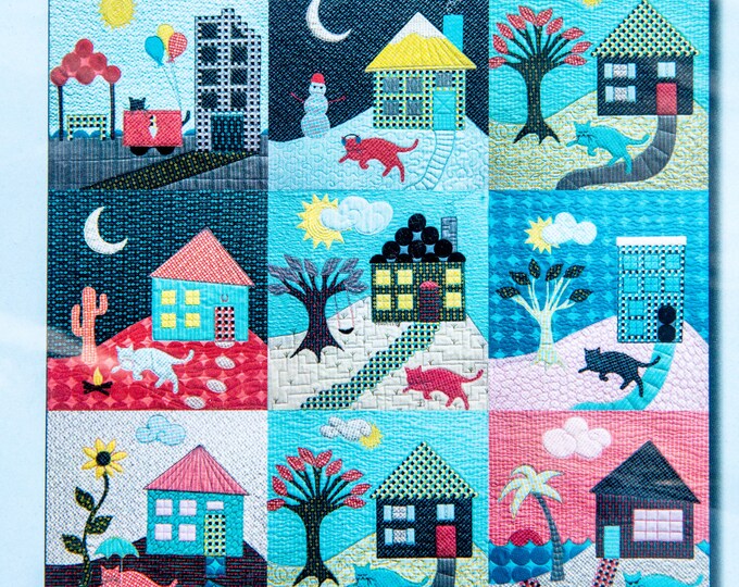 Catnip Small Cats Galore Panel in Natural, Gingiber, 100% Cotton, Moda ...
