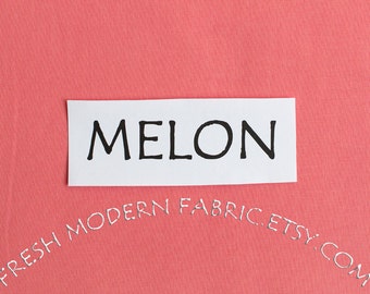 Melon Kona Cotton Solid Fabric from Robert Kaufman, K001-1228