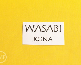 Wasabi Kona Cotton Solid Fabric from Robert Kaufman, K001-452