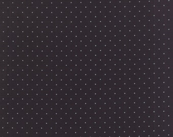 LAST PIECE Fat Quarter Modern Background Ink Pindot Black, Brigitte Heitland, Zen Chic, Moda Fabrics, 100% Cotton Fabric, 1588 29